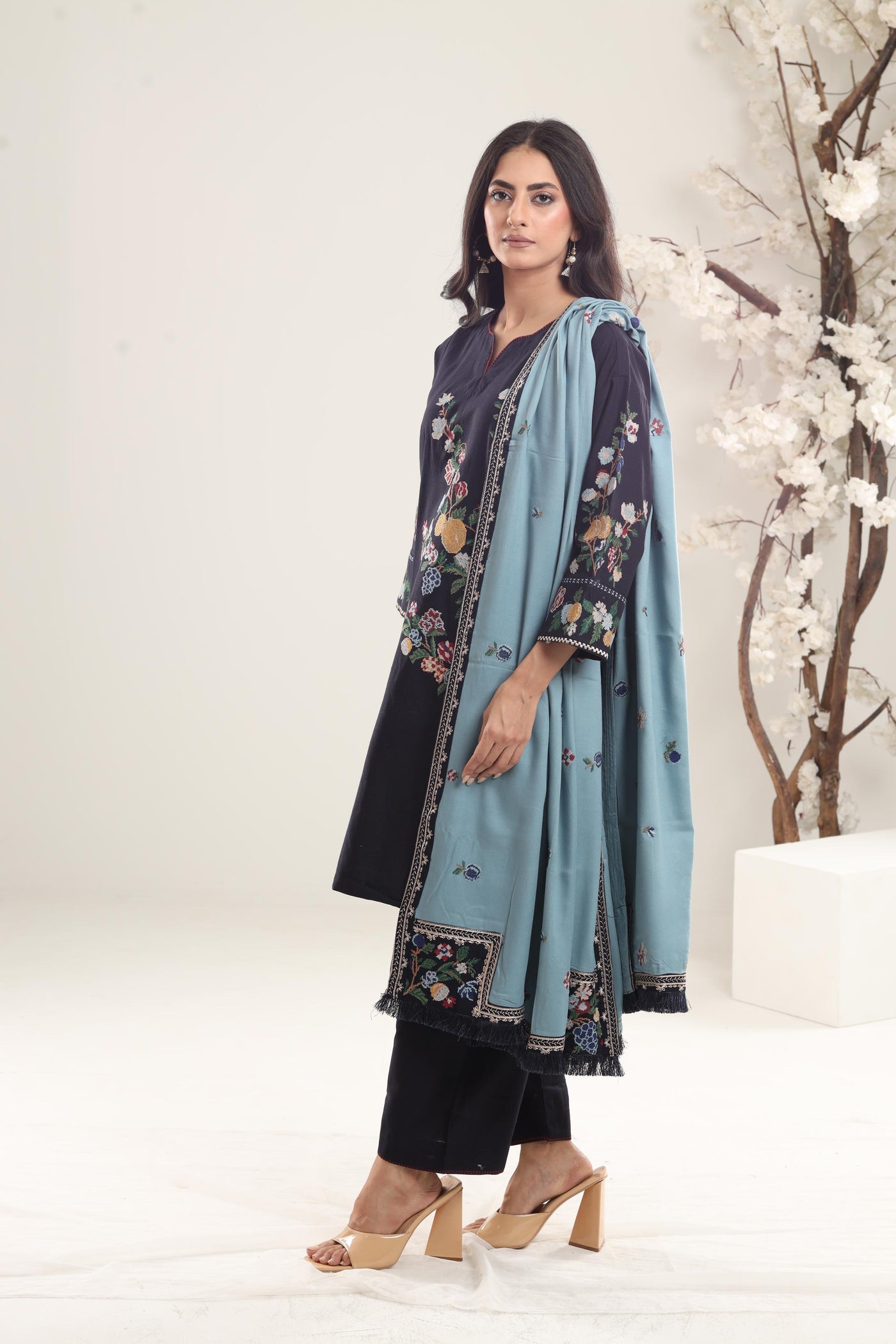 Onxy-7B - Coco by Zara Shahjahan Winter Stitched