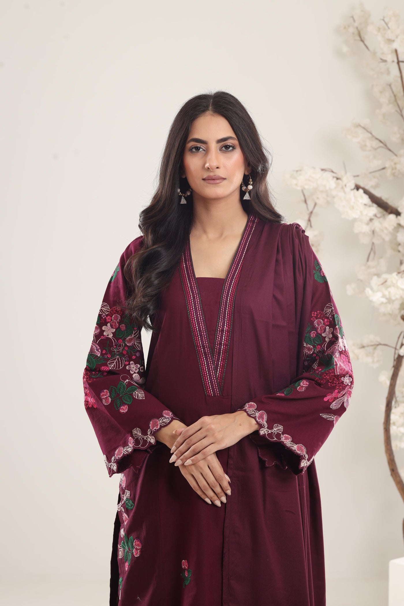 Opal-6B - Coco by Zara Shahjahan Winter Stitched