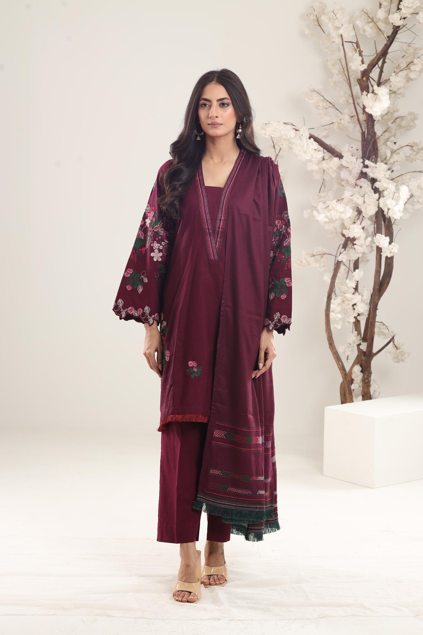 Opal-6B - Coco by Zara Shahjahan Winter Stitched