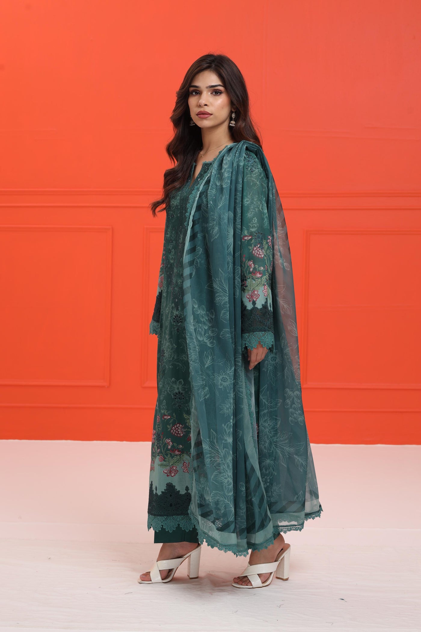 Opaline A - Afrozeh Damask The Holiday Edit '25 Stitched