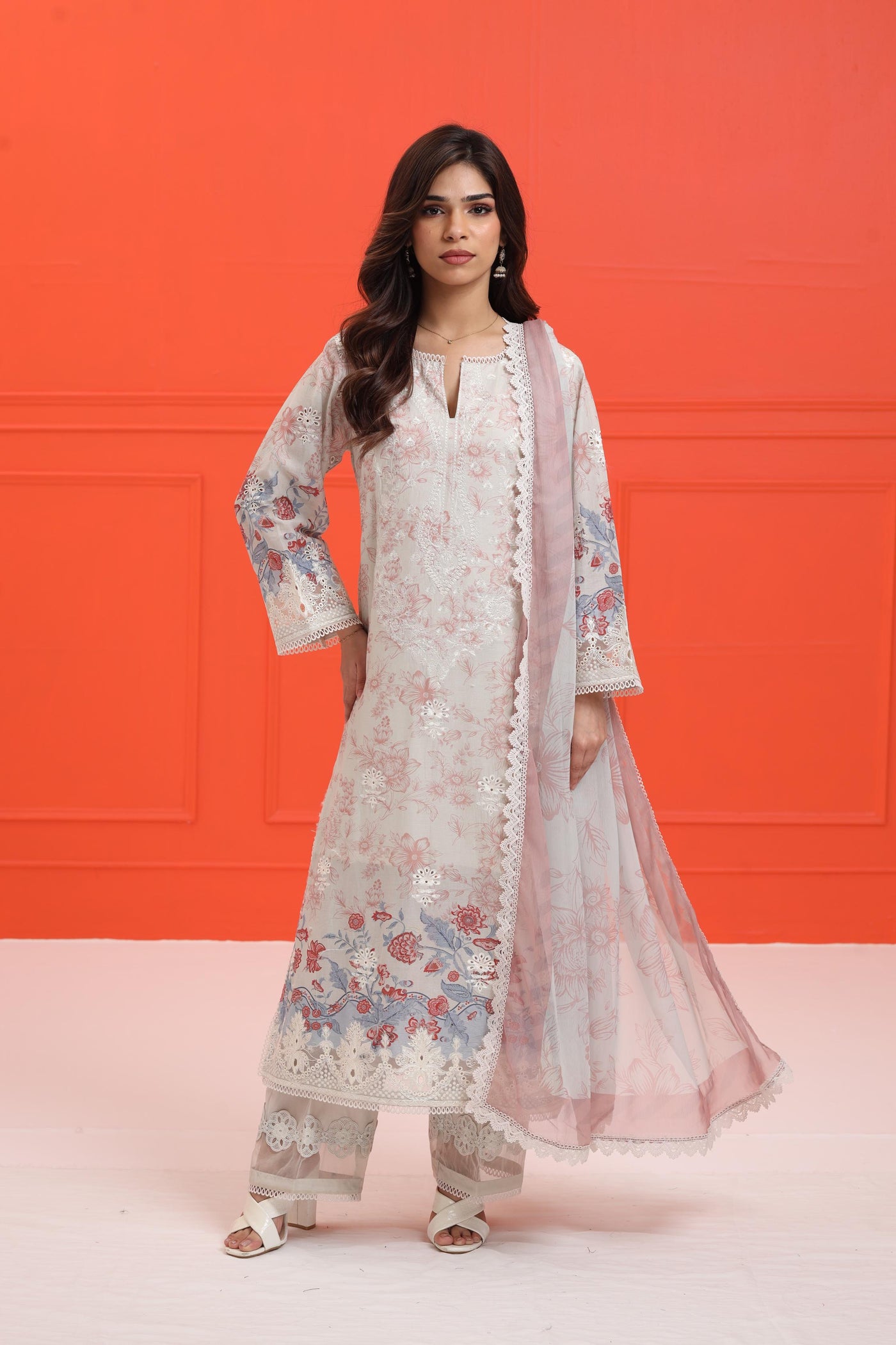 Opaline B - Afrozeh Damask The Holiday Edit '25 Stitched