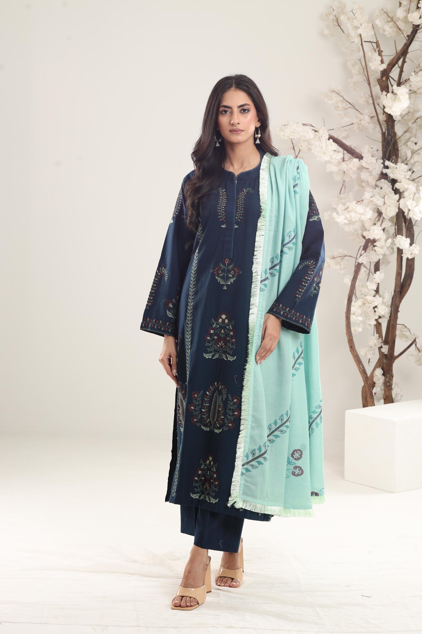 Pearl-3A - Coco by Zara Shahjahan Winter Stitched