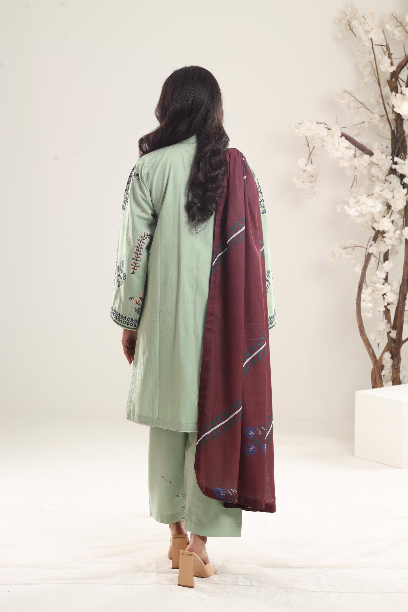 Pearl-3B - Coco by Zara Shahjahan Winter Stitched