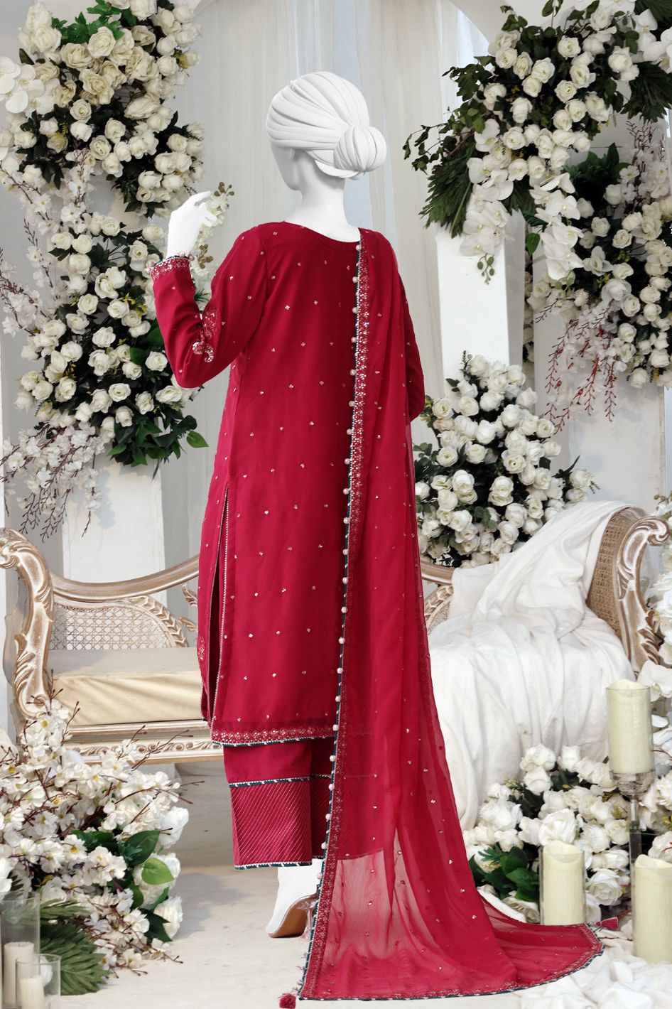 Chiffon Purple Stitched Suit - Panjnad by J. Junaid Jamshed