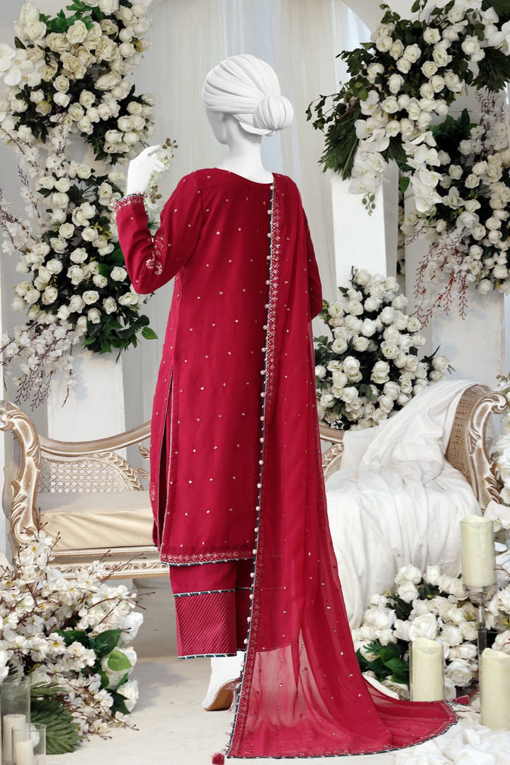 Chiffon Purple Stitched Suit - Panjnad by J. Junaid Jamshed