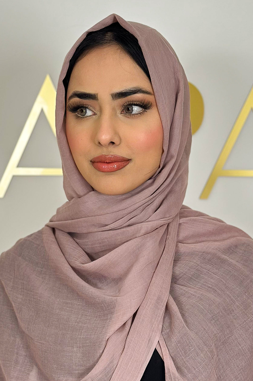 Ash Rose Cotton Silk Hijab