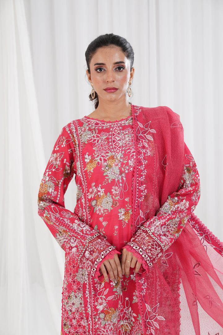 Pink Ruby - Afrozeh Summer Together Stitched