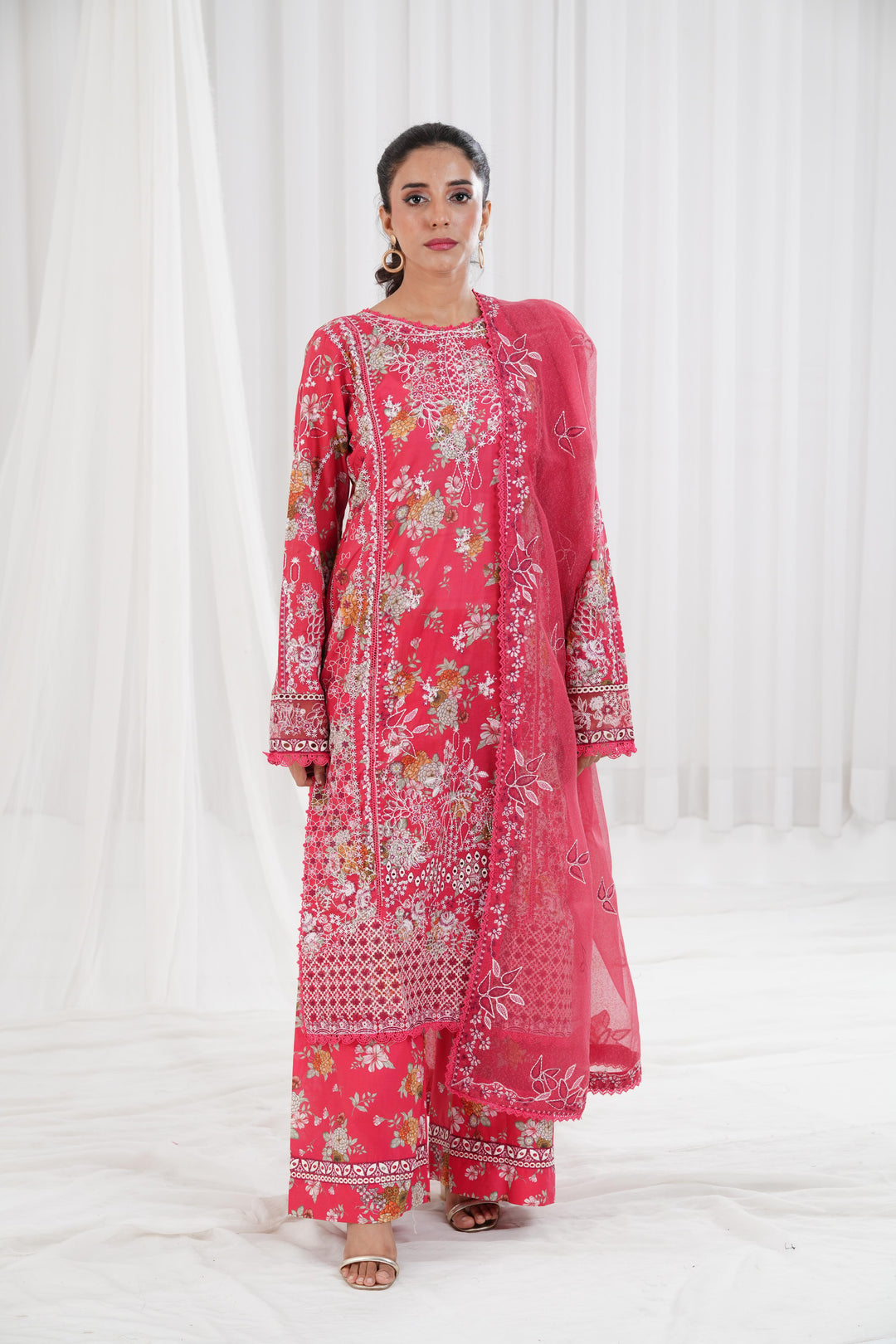 Pink Ruby - Afrozeh Summer Together Stitched