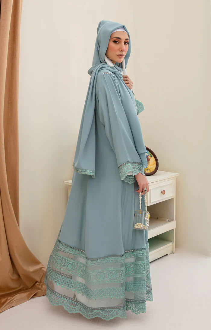 Mauzan Glaze Front Open Abaya