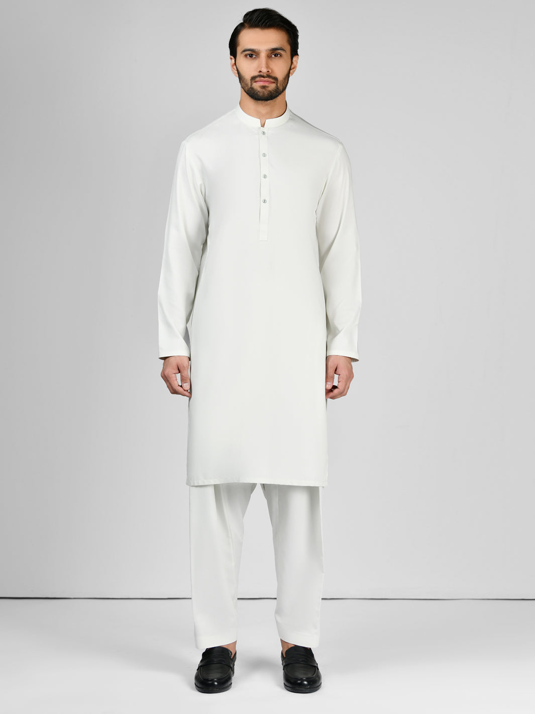 Blended Green Shalwar Kameez - Panjnad by J. Junaid Jamshed