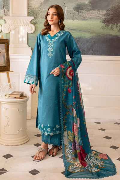 Periwinkle - Farasha Seraya Stitched Lawn SS'24