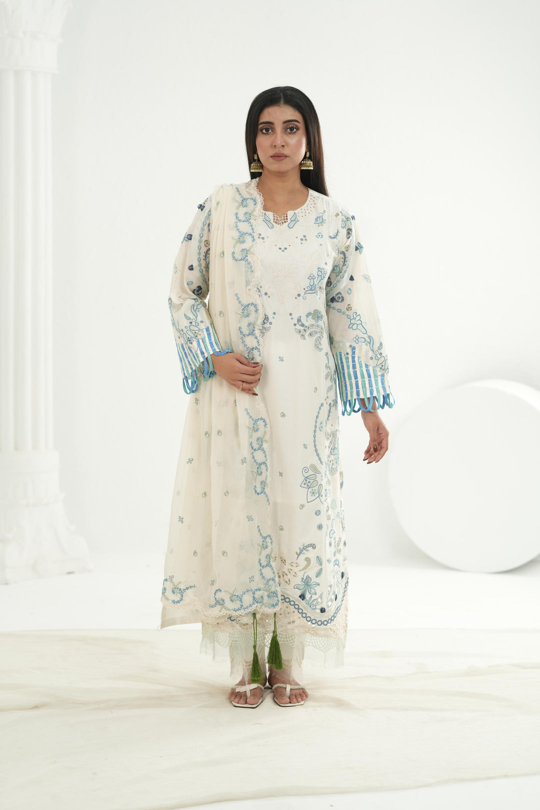 Irmin - Qalamkar Festive Lawn '26 Stitched