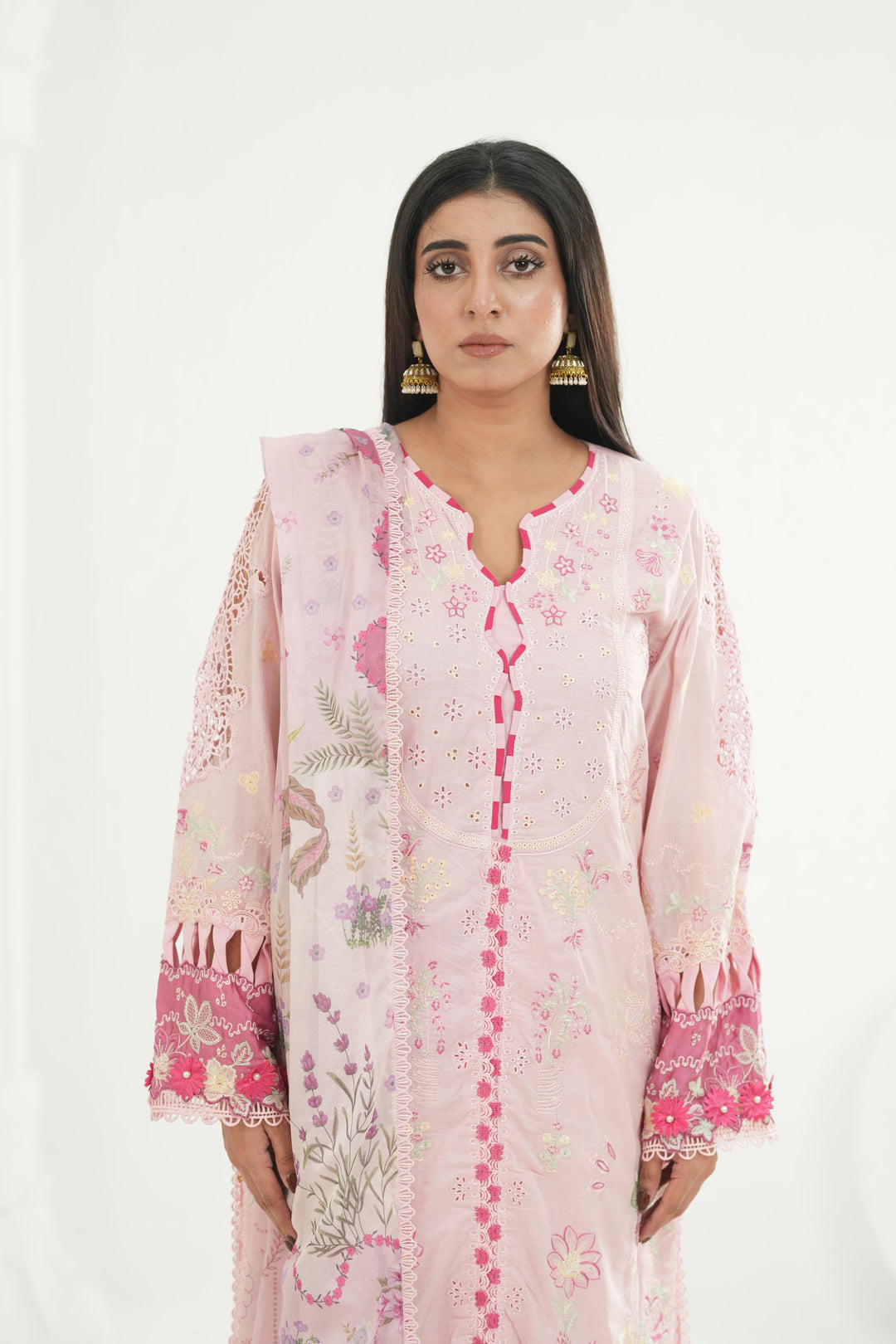 Norah - Qalamkar Festive Lawn '26 Stitched