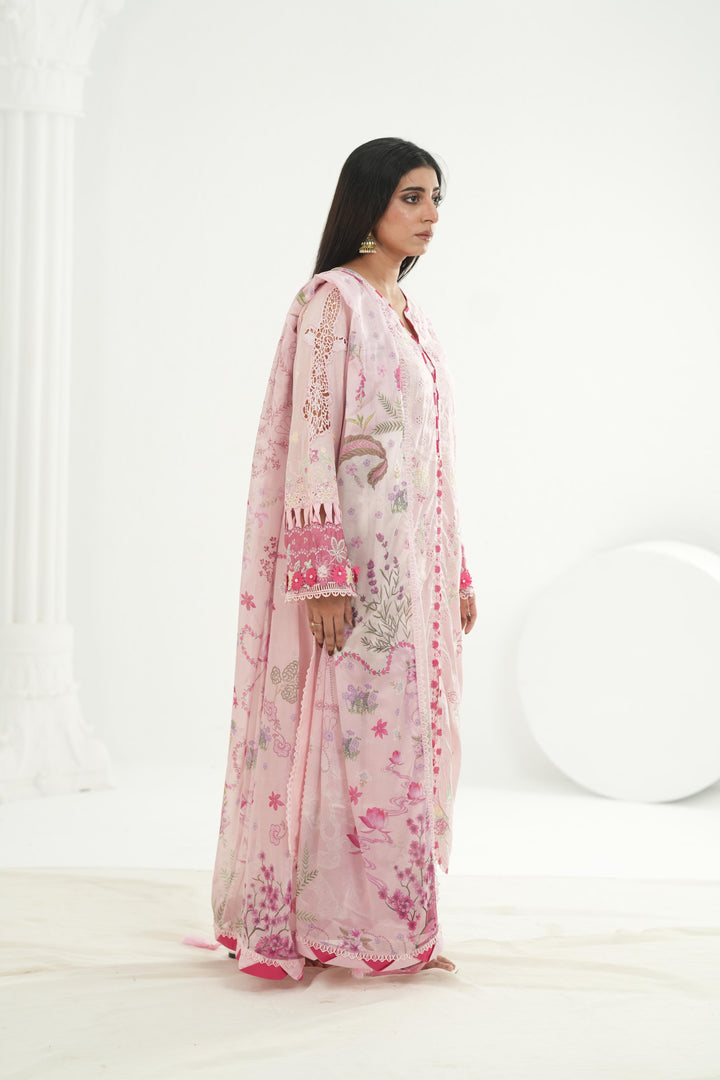 Norah - Qalamkar Festive Lawn '26 Stitched