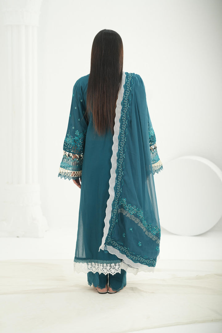 Kaisa - Qalamkar Festive Lawn '26 Stitched