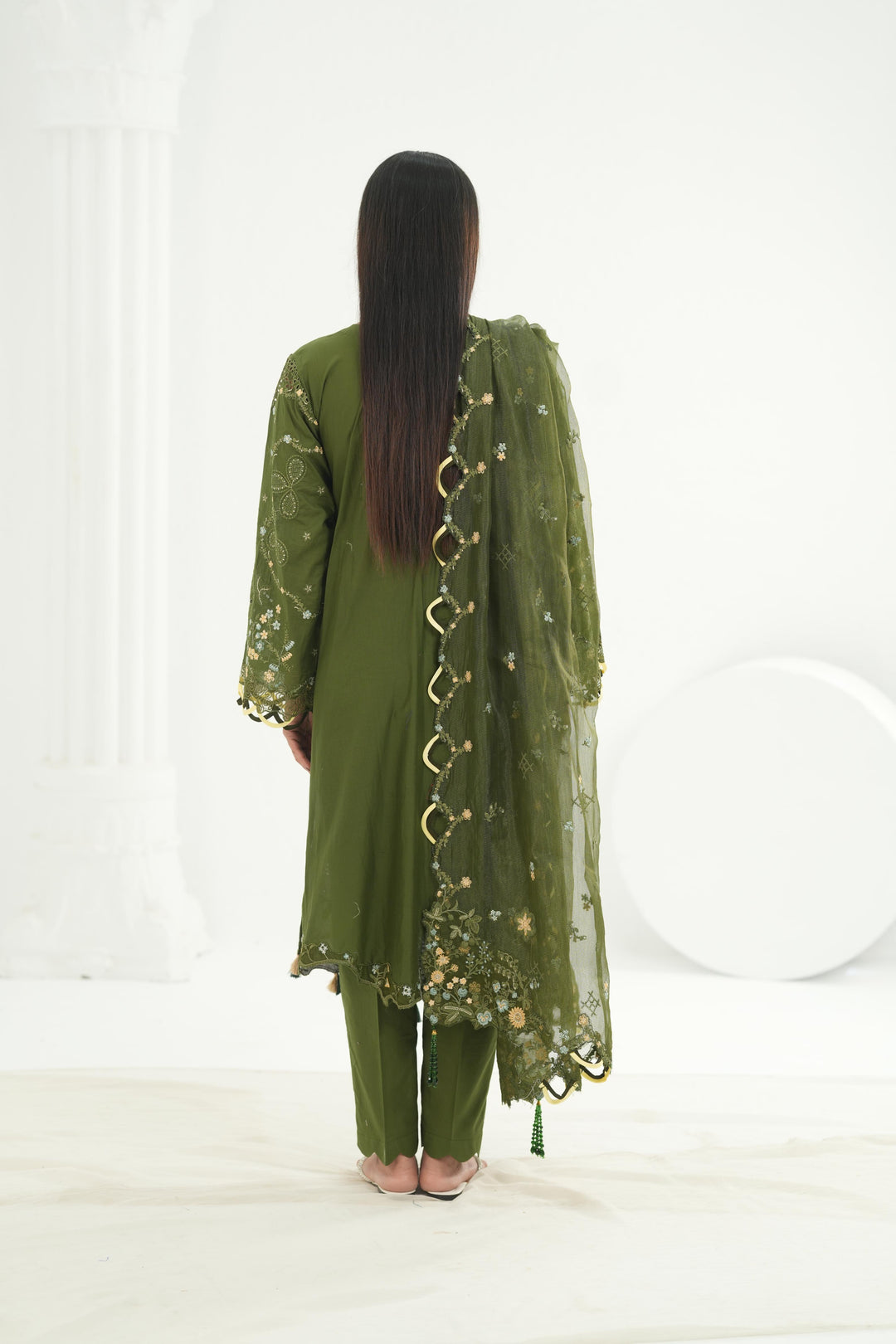 Vesta - Qalamkar Festive Lawn '26 Stitched