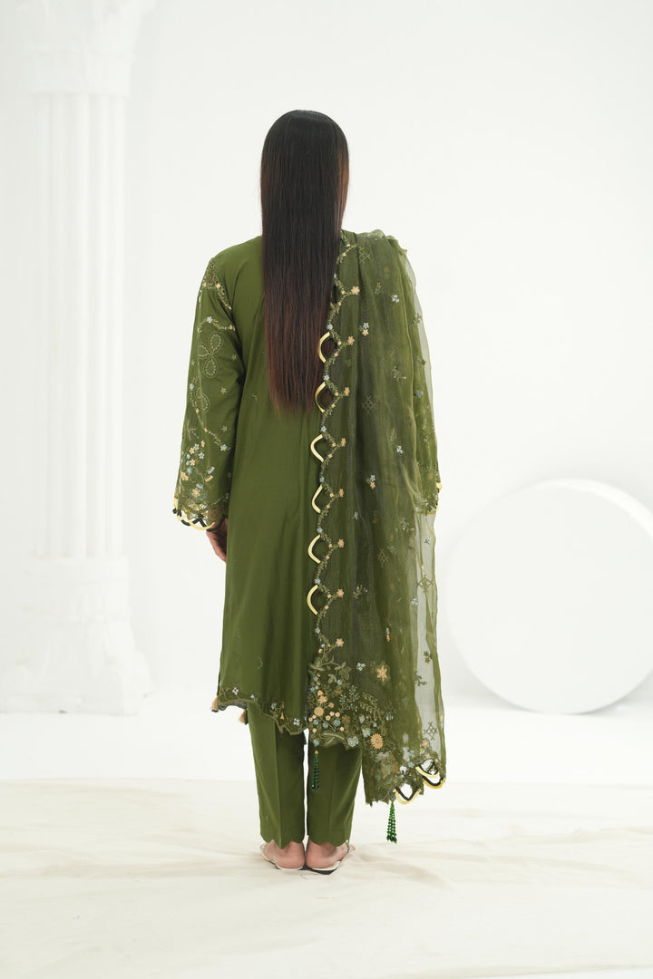 Vesta - Qalamkar Festive Lawn '26 Stitched