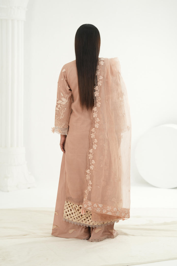 Jina - Qalamkar Festive Lawn '26 Stitched