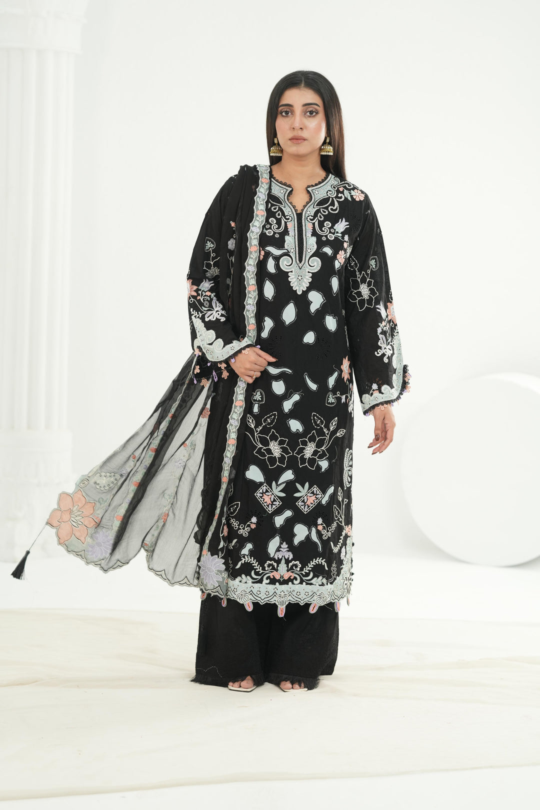 Reha - Qalamkar Festive Lawn '26 Stitched