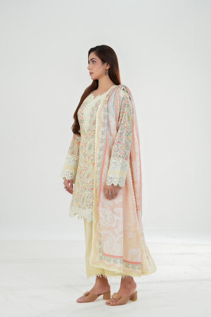 Zayra - Qalamkar QPrint Drop III Stitched