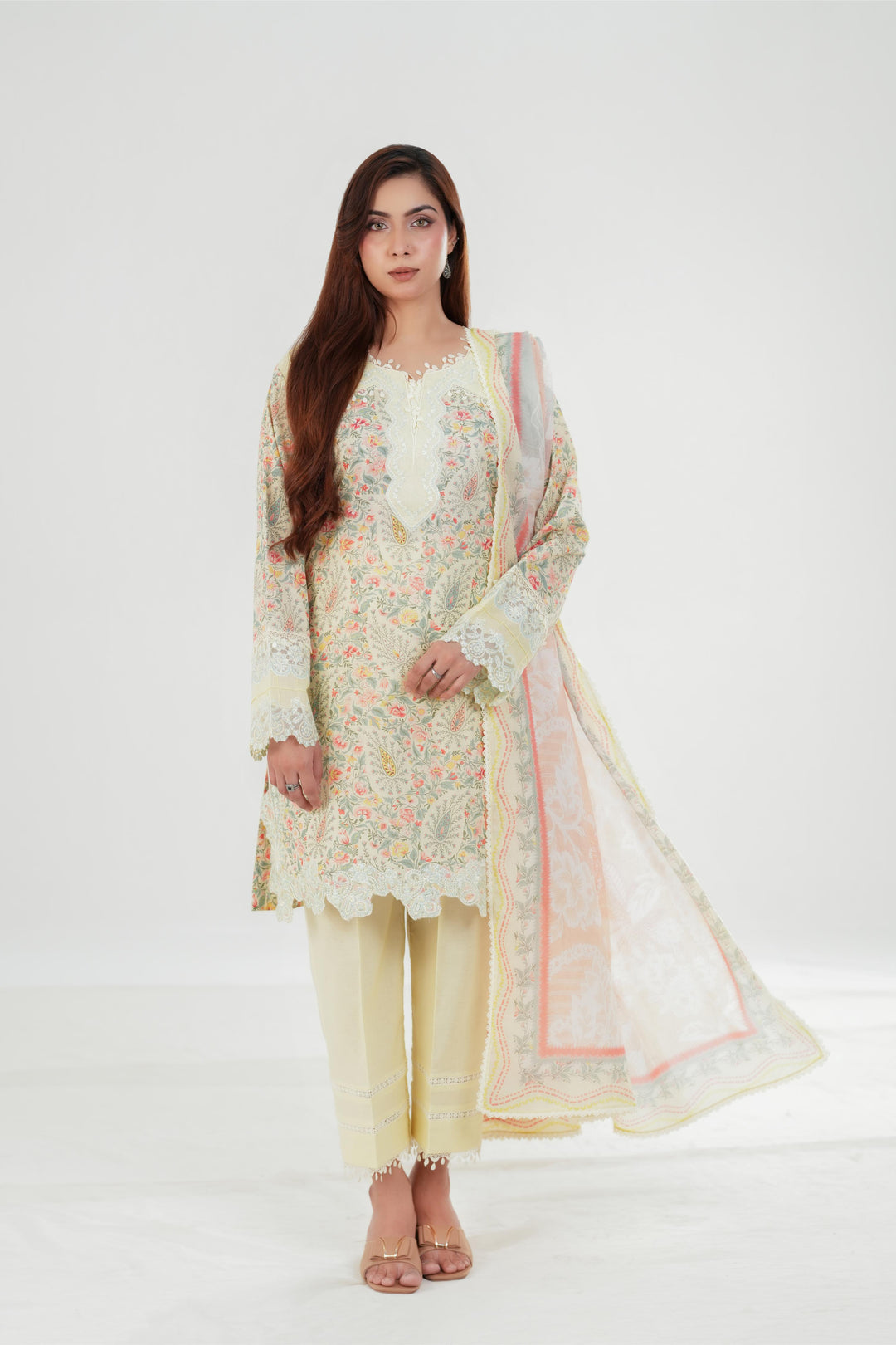 Zayra - Qalamkar QPrint Drop III Stitched