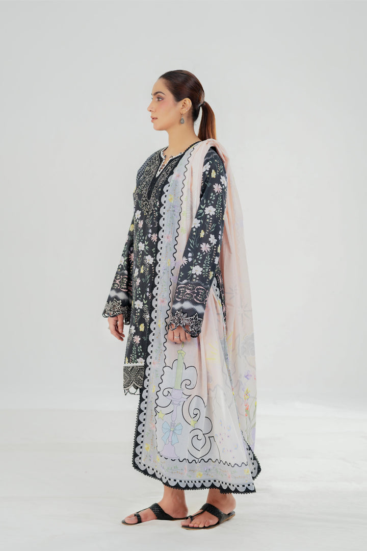Amel - Qalamkar QPrint Drop III Stitched