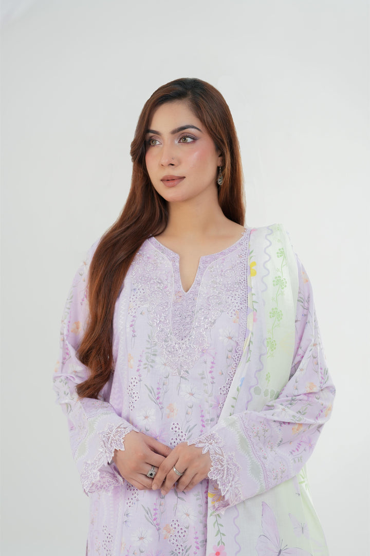Elsie - Qalamkar QPrint Drop III Stitched