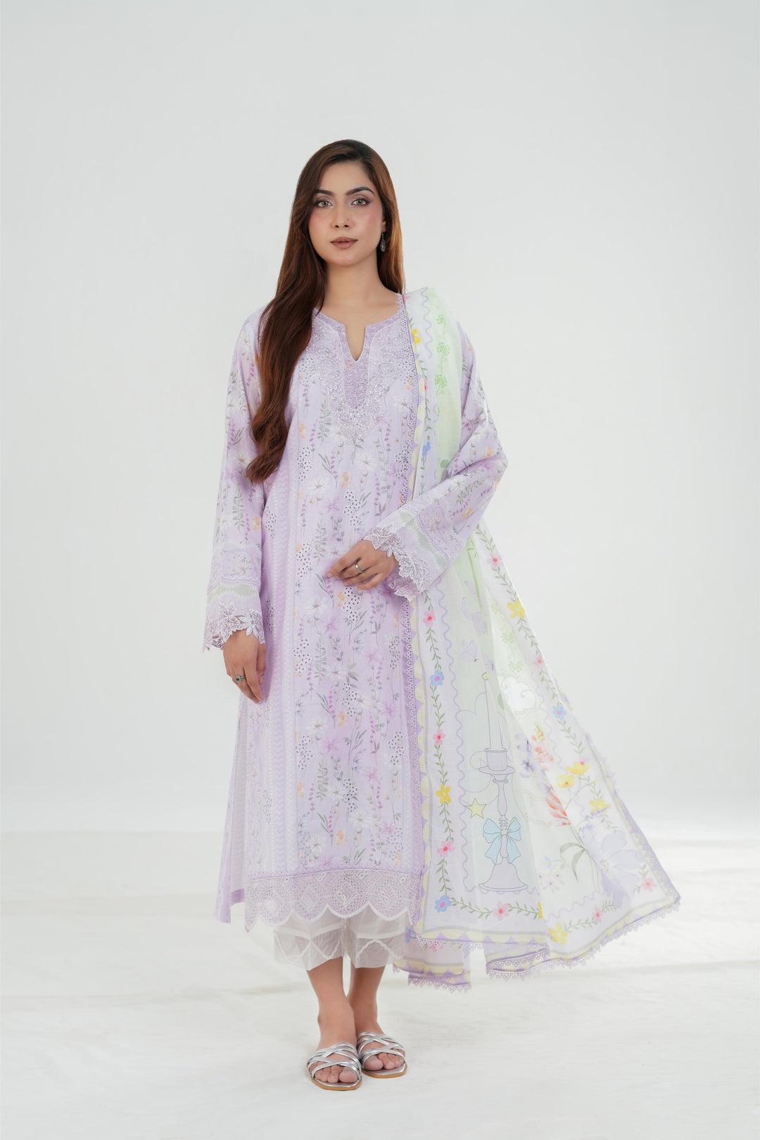 Elsie - Qalamkar QPrint Drop III Stitched