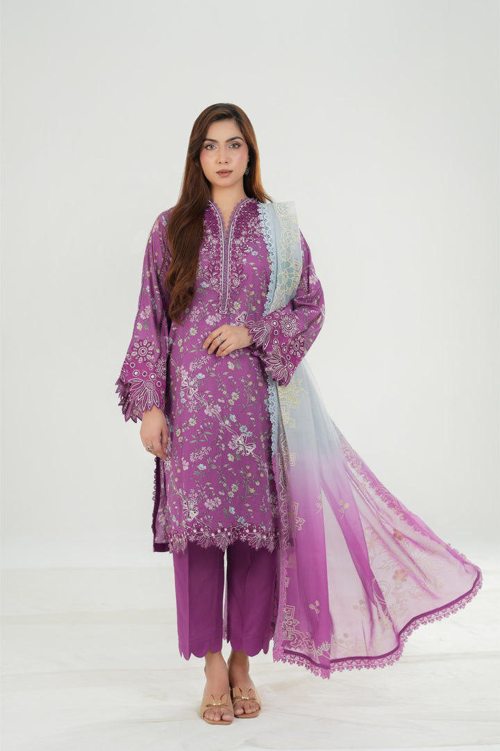 Brise - Qalamkar QPrint Drop III Stitched