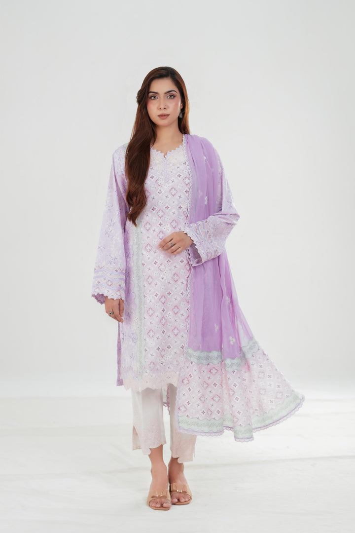 Josee - Qalamkar QPrint Drop III Stitched