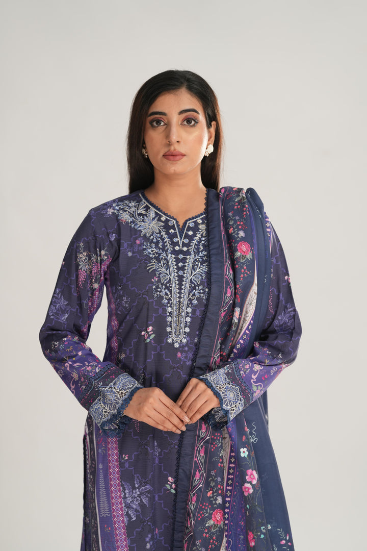 Vanna - Qprints by Qalamkar Stitched