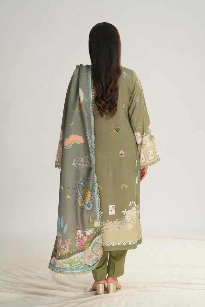 Khanza - Qprints by Qalamkar Stitched