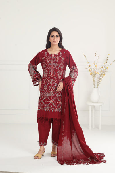 Raha-D8 - Zara Shahjahan Winter Stitched