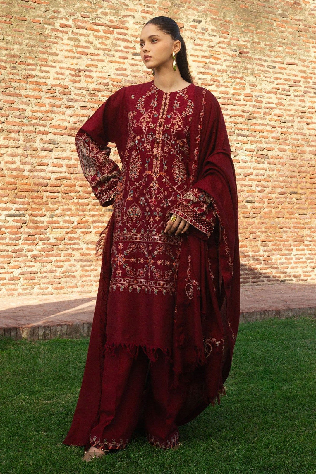 Raha-D8 - Zara Shahjahan Winter Stitched