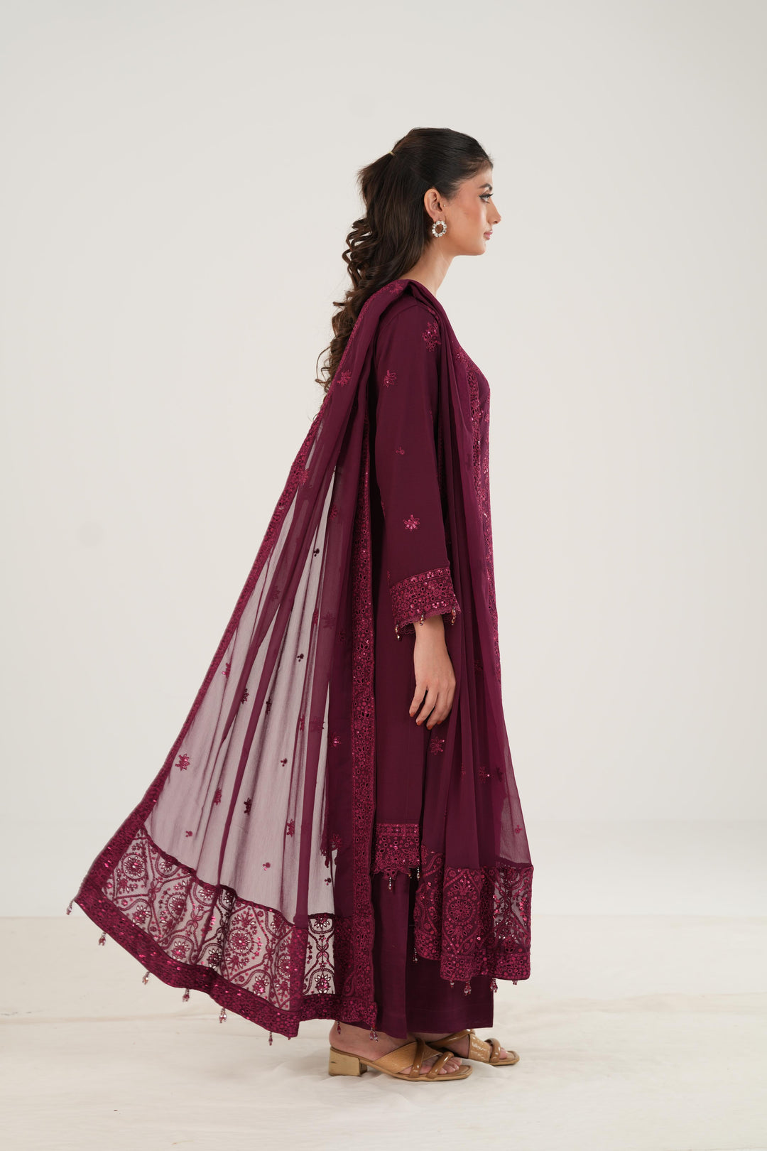 Regal Violet - Farasha Essence Formals Stitched