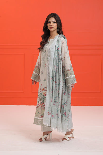 Rosheen A - Afrozeh Damask The Holiday Edit '25 Stitched