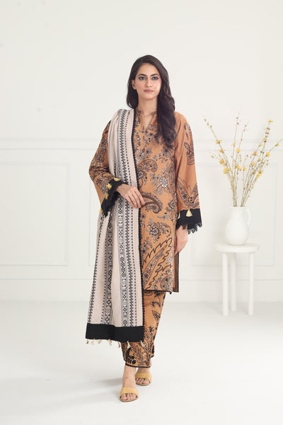 Roya-D6 - Zara Shahjahan Winter Stitched