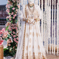 Chiffon Off White Stitched Suit - J. Junaid Jamshed