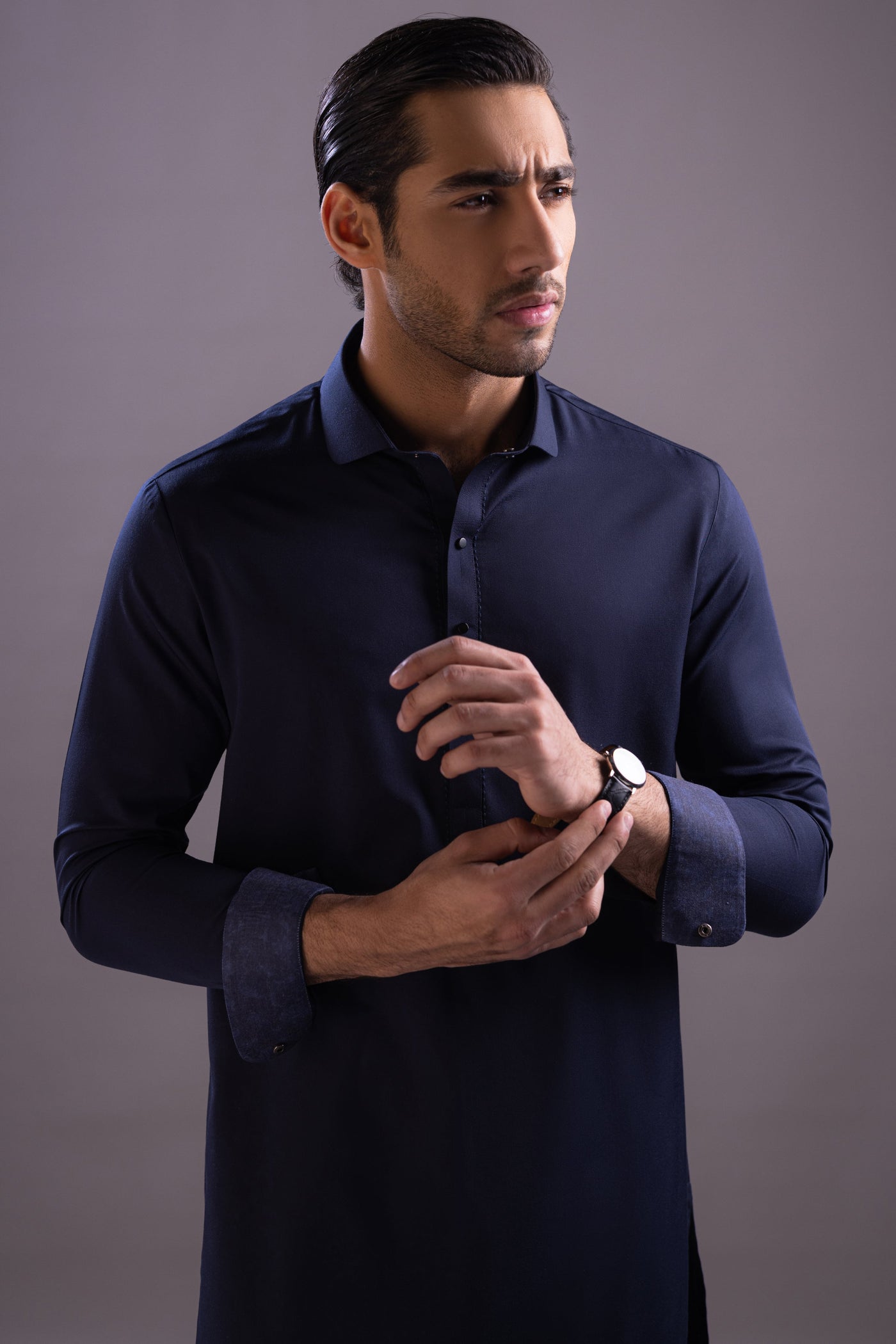 Blended Blue Shalwar Kameez - Cast & Crew