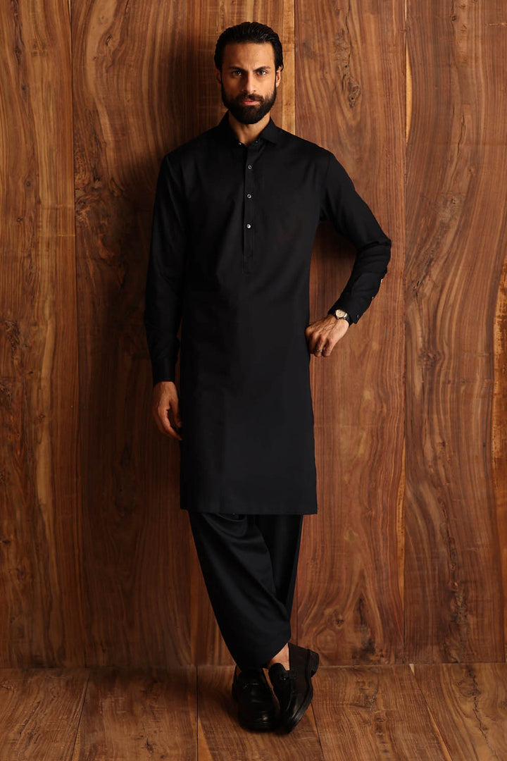 Blended Navy Shalwar Kameez - Cast & Crew