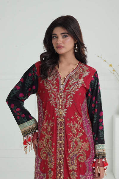 Design 2A - Sana Safinaz Winter Luxury Stitched Collection