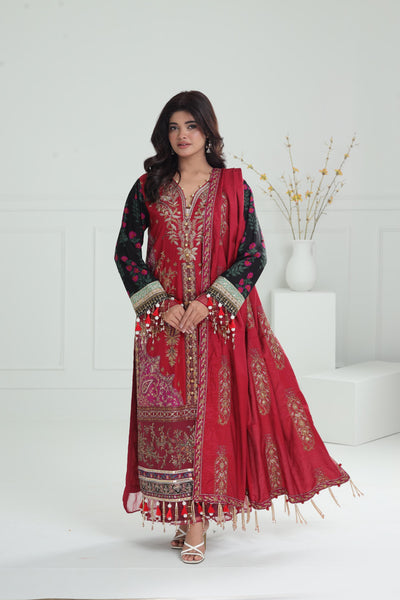 Design 2A - Sana Safinaz Winter Luxury Stitched Collection