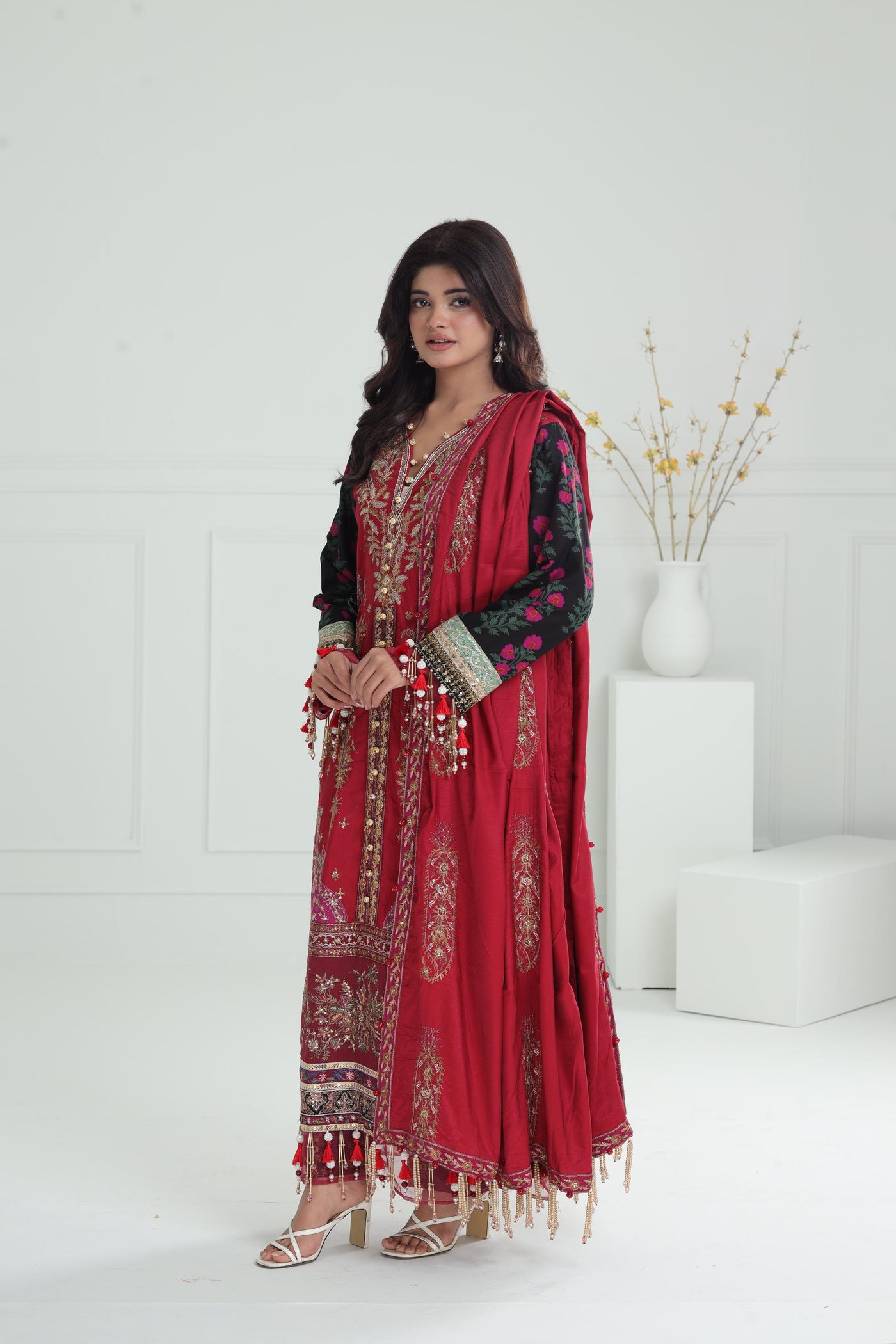 Design 2A - Sana Safinaz Winter Luxury Stitched Collection