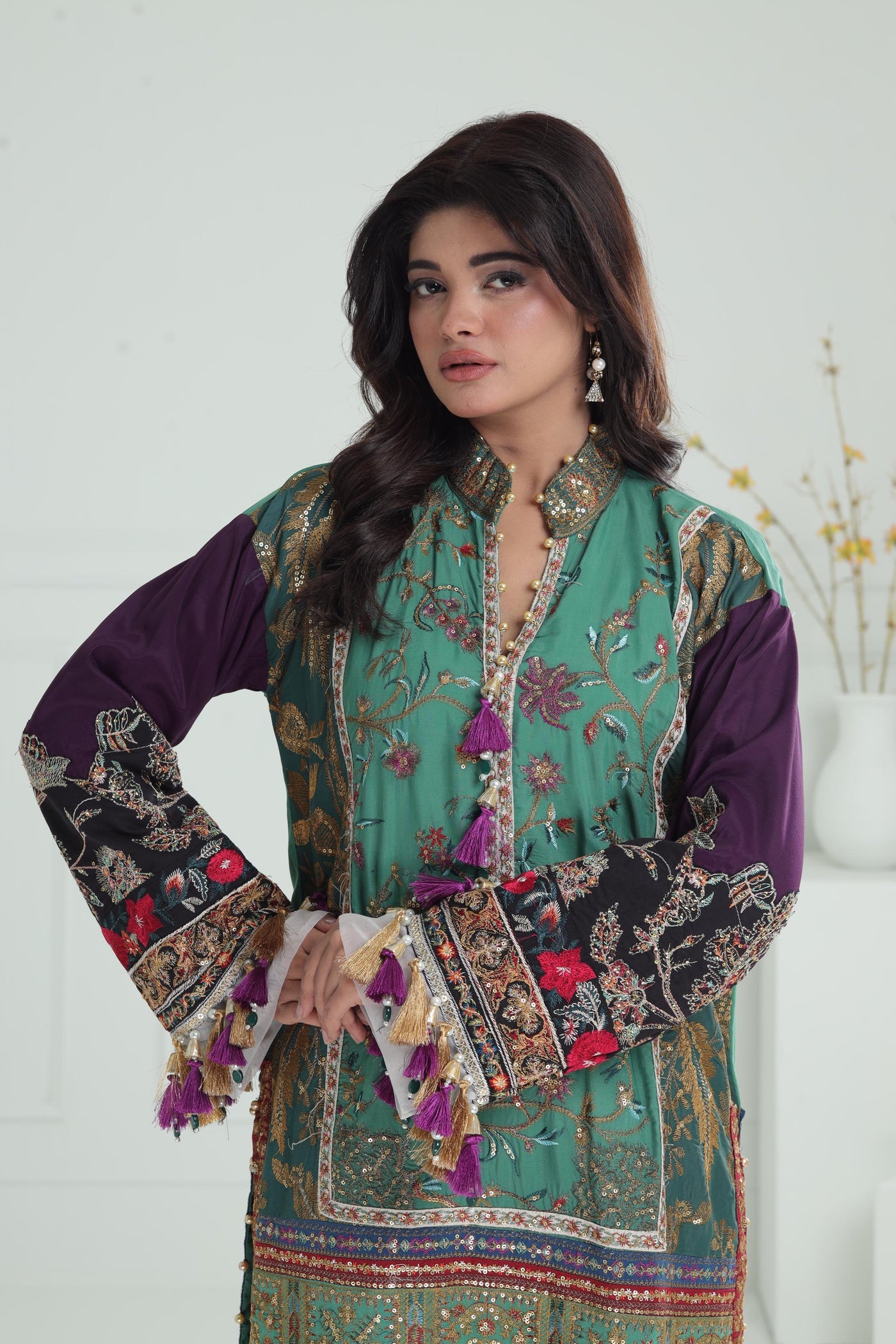 Design 4A - Sana Safinaz Winter Luxury Stitched Collection