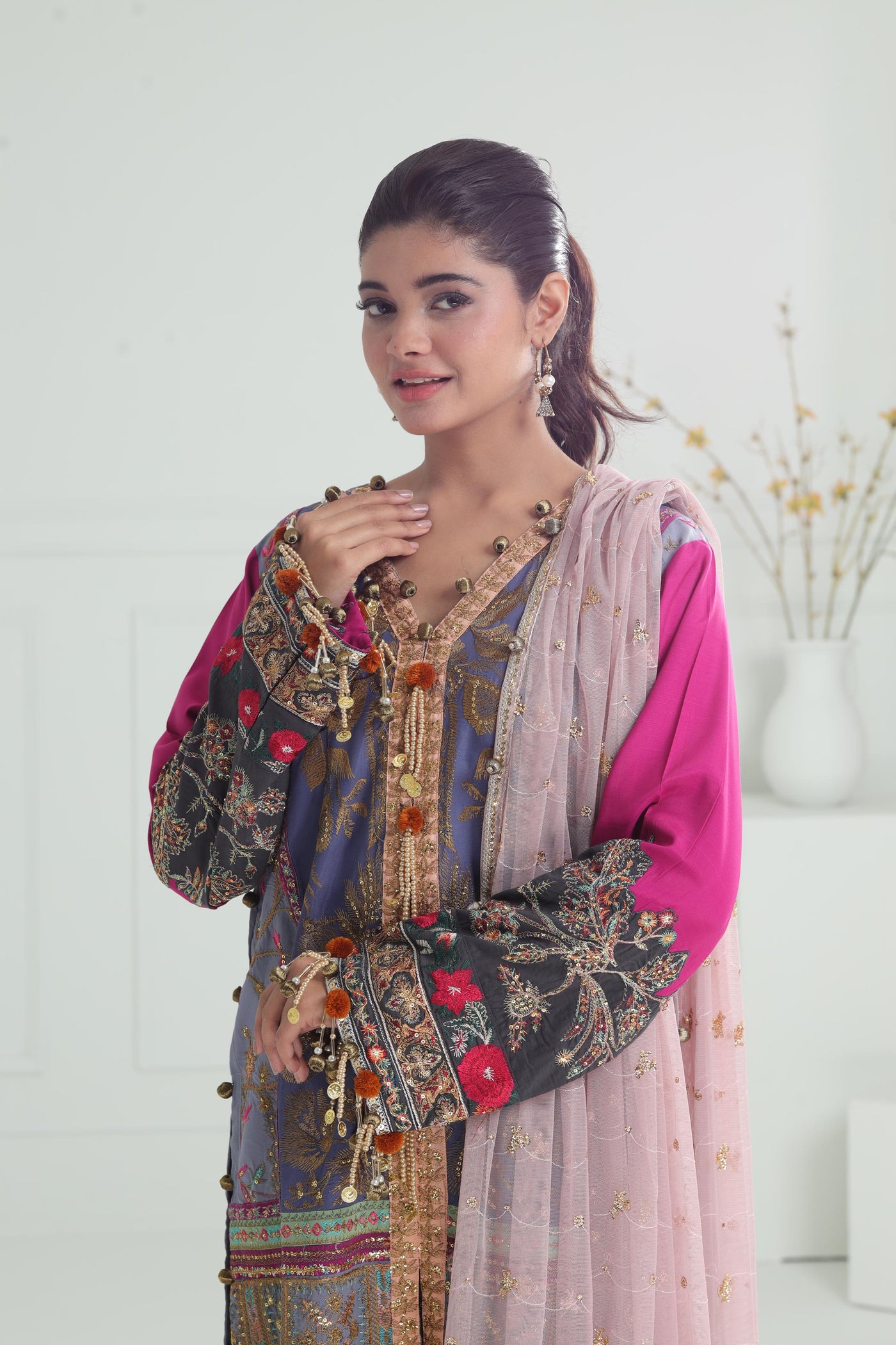 Design 4B - Sana Safinaz Winter Luxury Stitched Collection