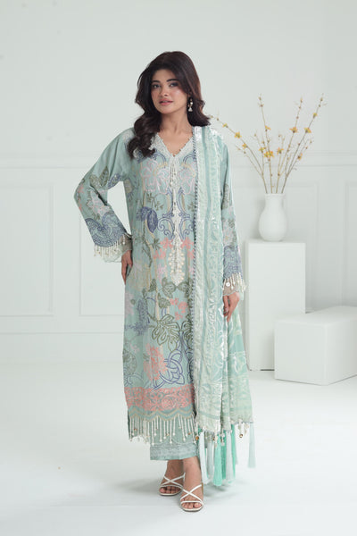 Design 5A - Sana Safinaz Winter Luxury Stitched Collection