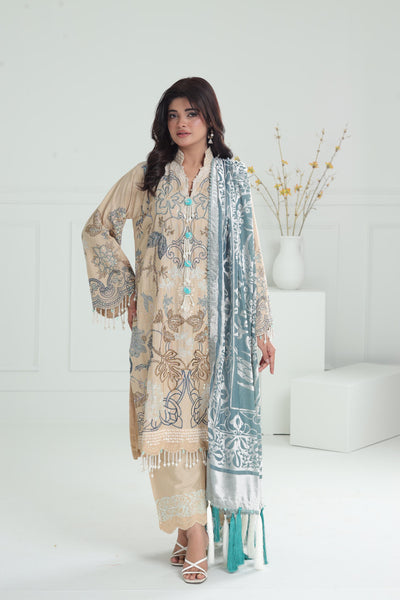 Design 5B - Sana Safinaz Winter Luxury Stitched Collection