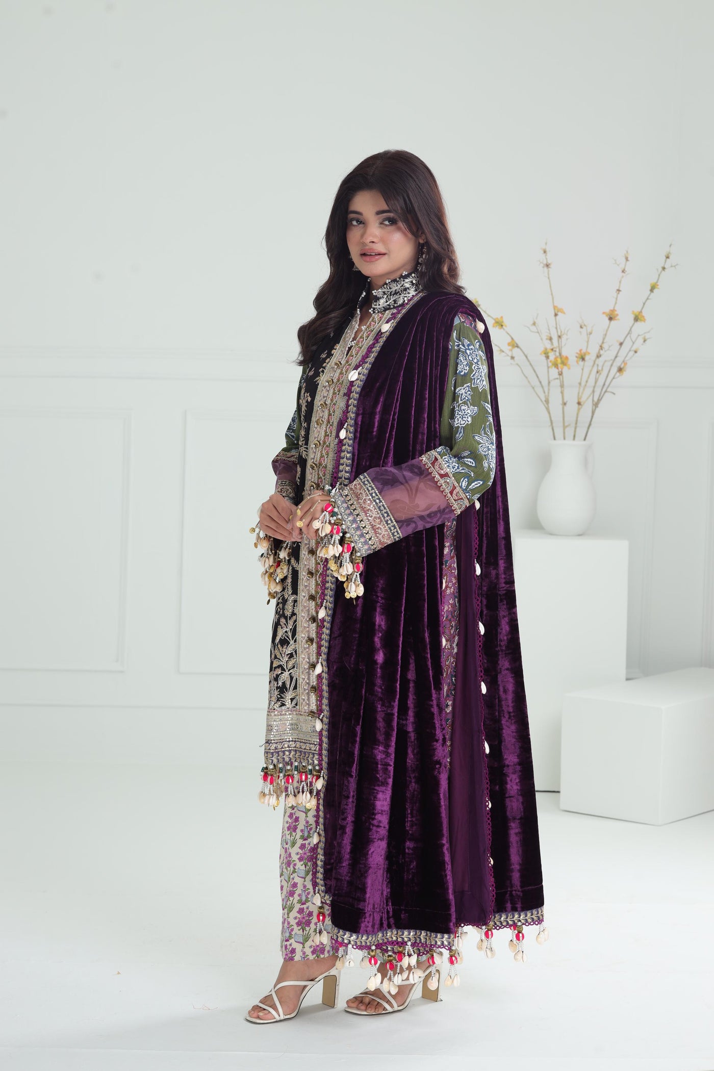 Design 6A - Sana Safinaz Winter Luxury Stitched Collection