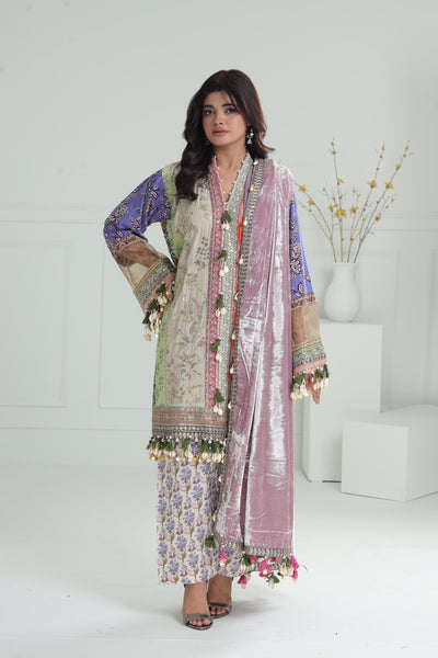 Design 6B - Sana Safinaz Winter Luxury Stitched Collection