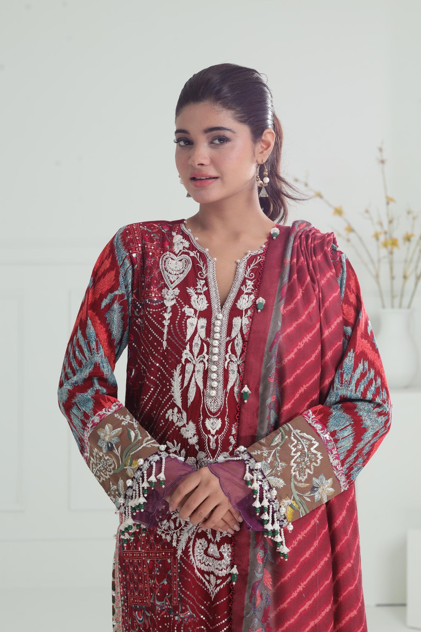 Design 7A - Sana Safinaz Winter Luxury Stitched Collection